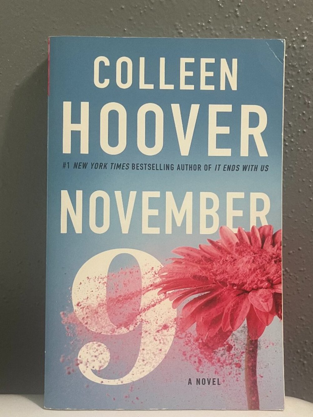 November 9 - Colleen Hoover - Paperback Novel - VERY GOOD
